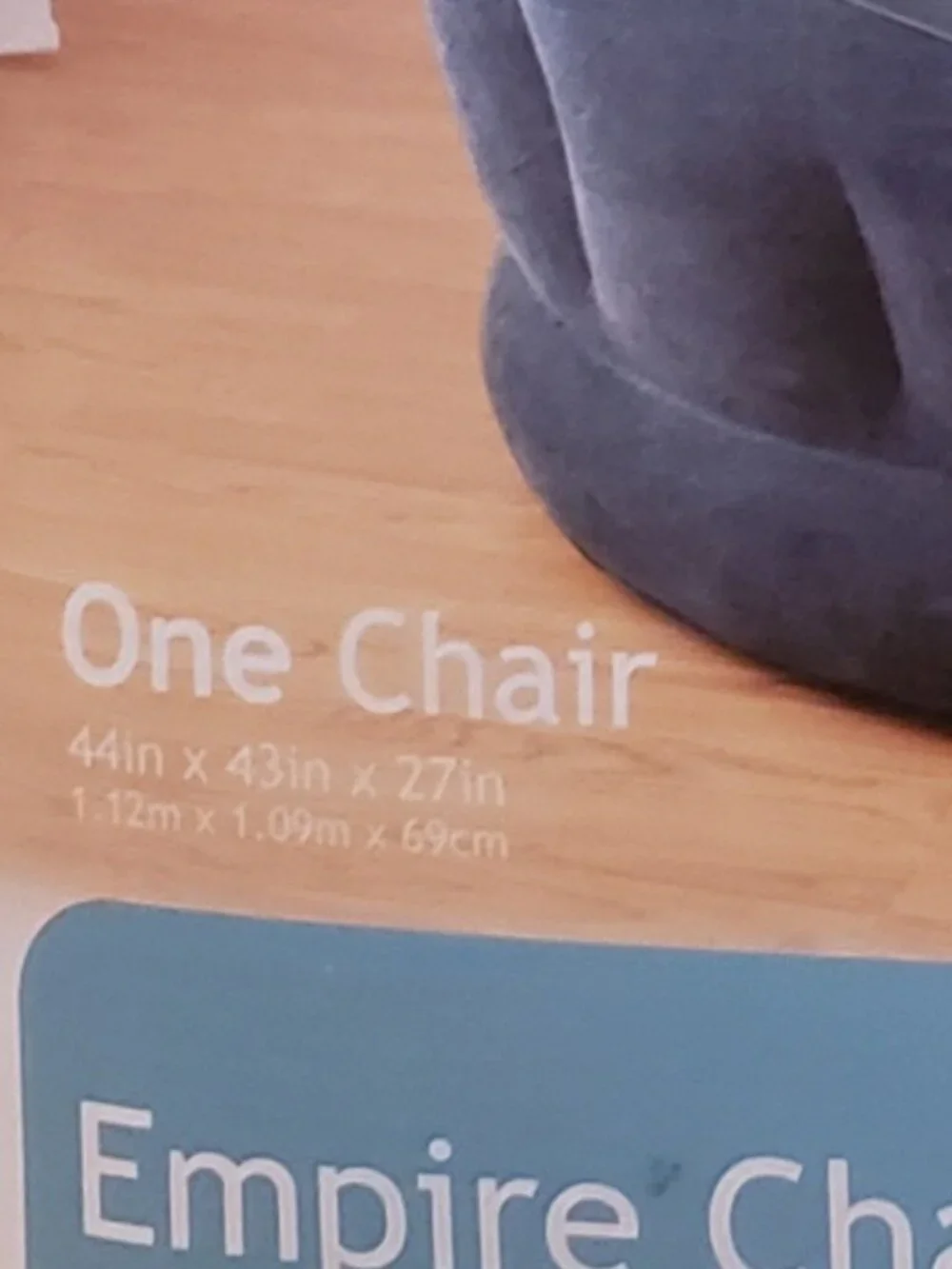 INTEX Inflatable Empire Chair - Picture 6 of 6